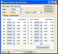 Budget Import/Export